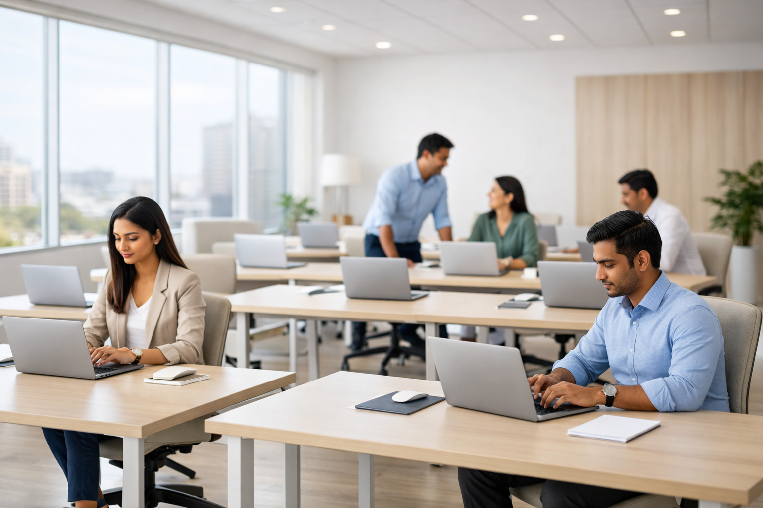 Office Setup Without Buying Laptops for Startups