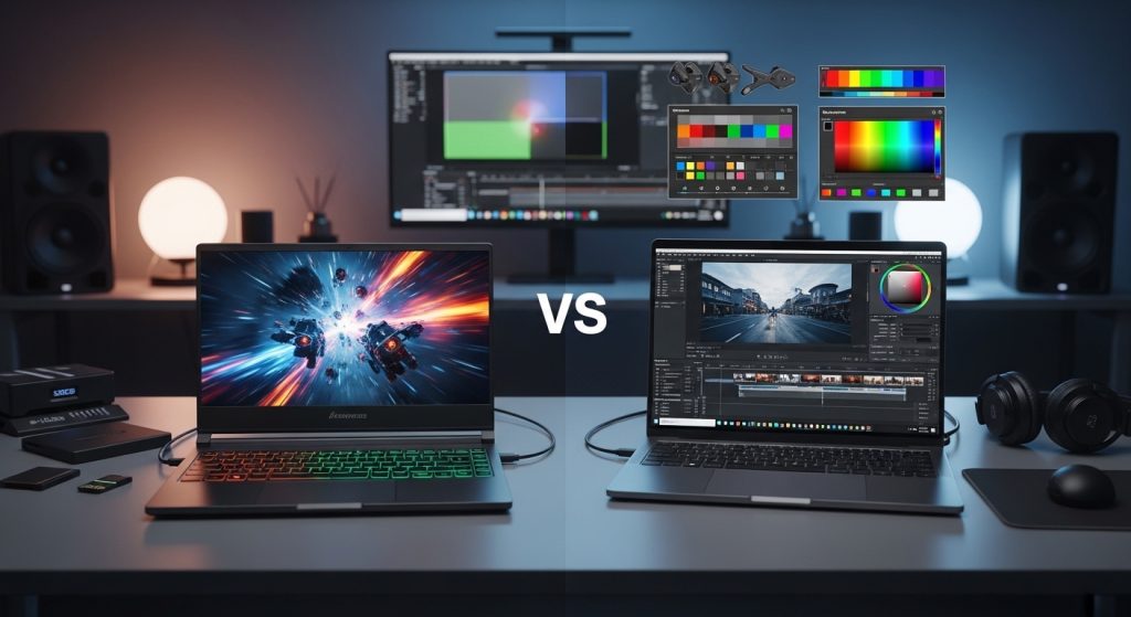 Display Quality Differences in Gaming vs Creator Laptop Devices