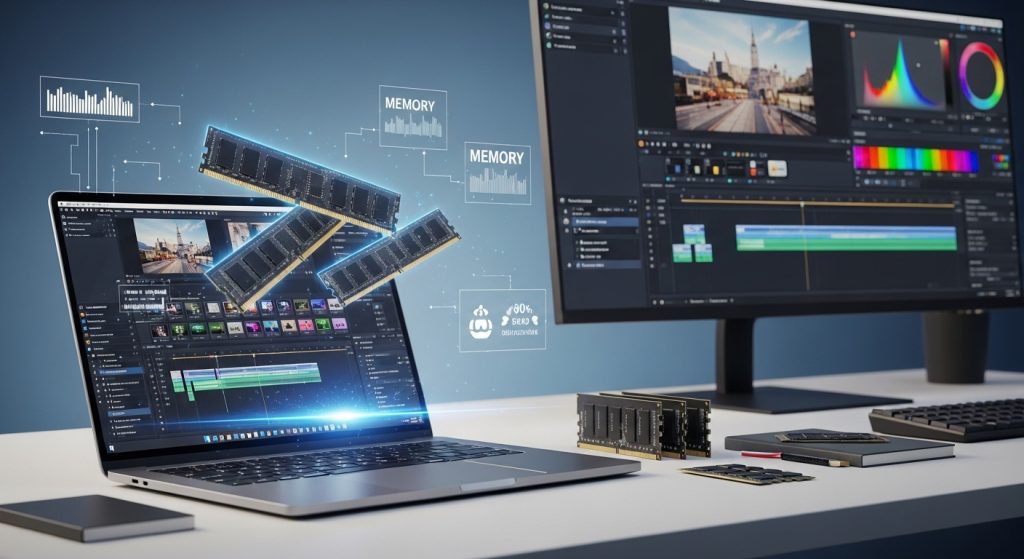 RAM Requirements for Large Video Editing Projects