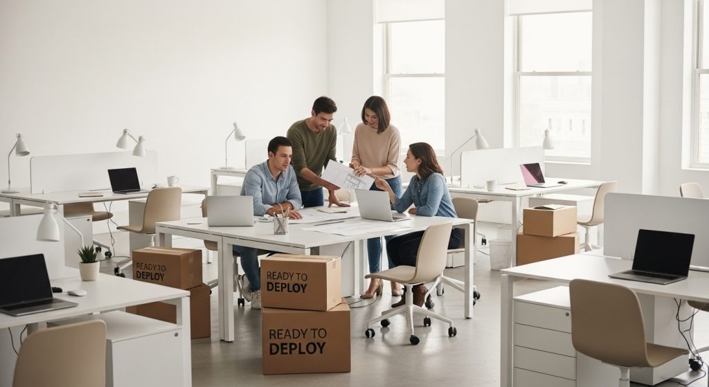 Planning an Office Setup Without Buying Laptops