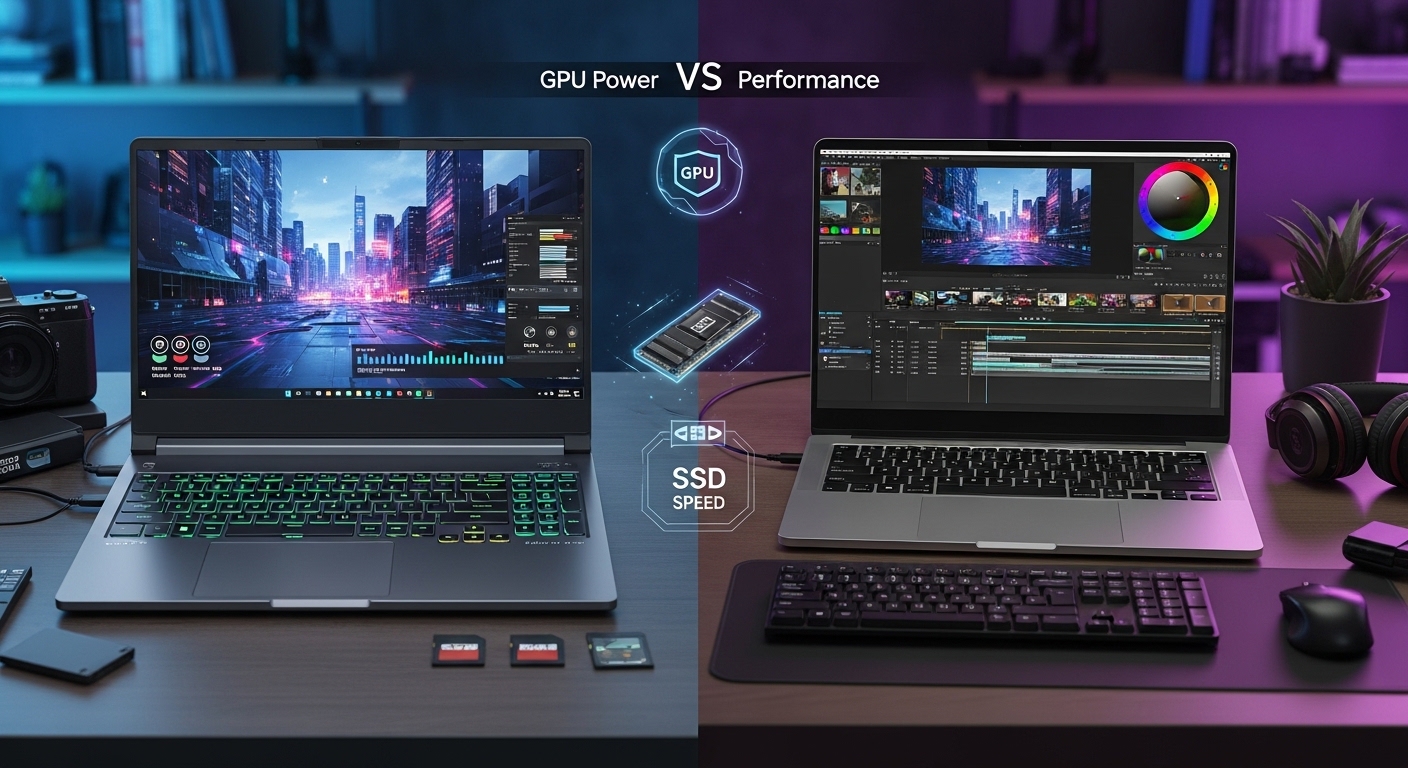 Gaming vs Creator Laptop: Which One Powers Video Editing