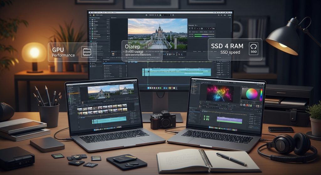 Selecting the Best Laptop for Video Editing Based on Workflow