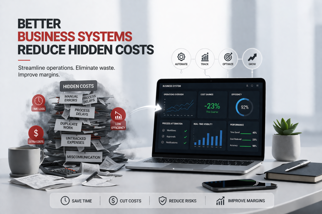 Better Business Systems Reduce Hidden Costs