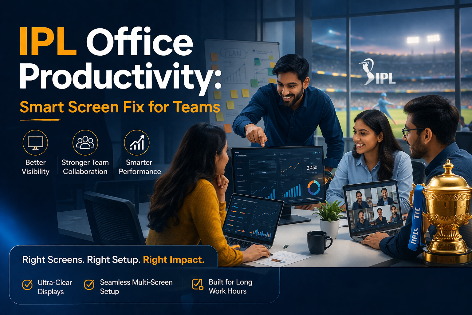 IPL Office Productivity: Smart Screen Fix for Teams
