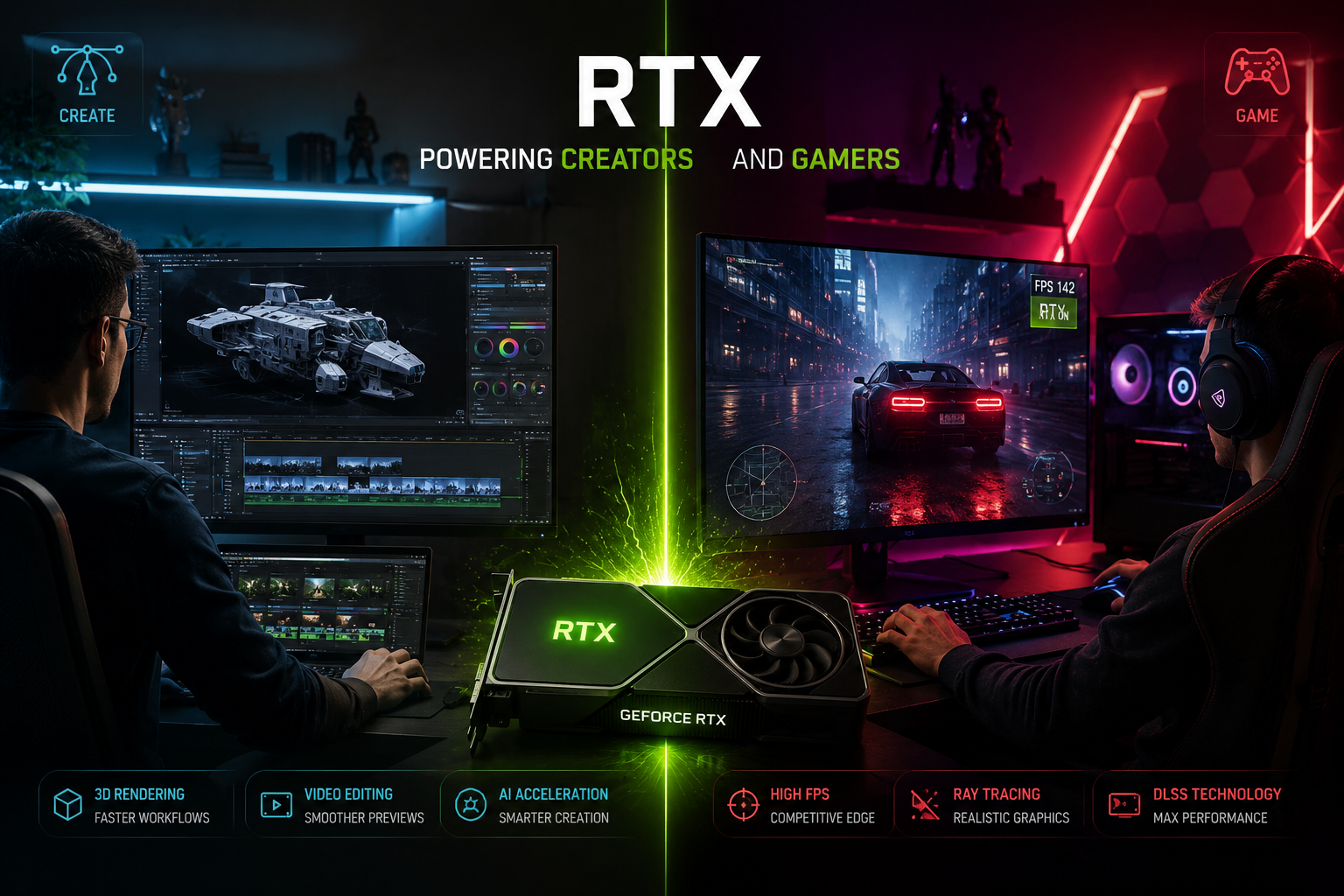 RTX GPUs for Designers and Gamers Power Modern Performance