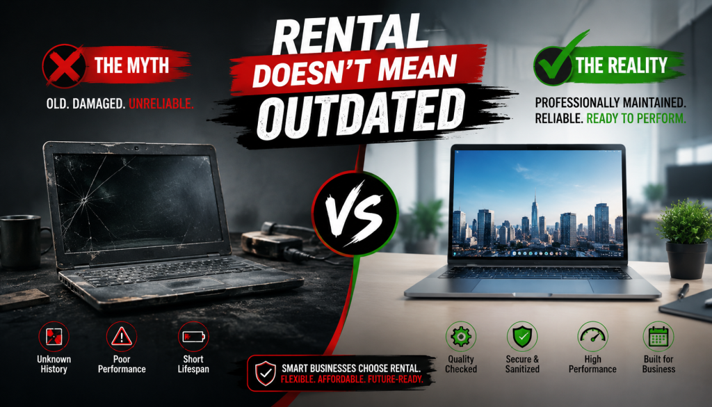 Rental Laptops New or Used for Remote Teams