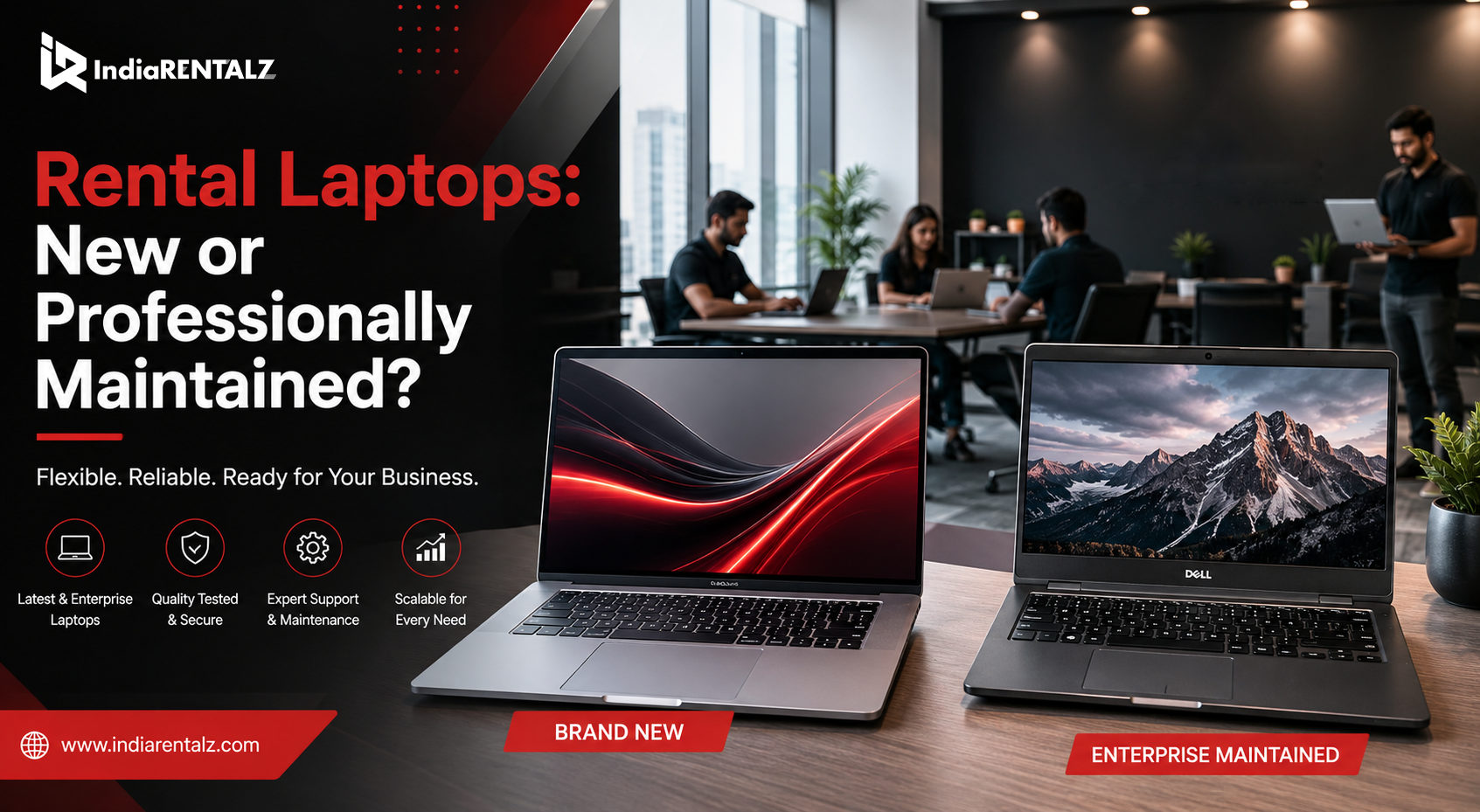 Rental Laptops New or Used: What Businesses Actually Get