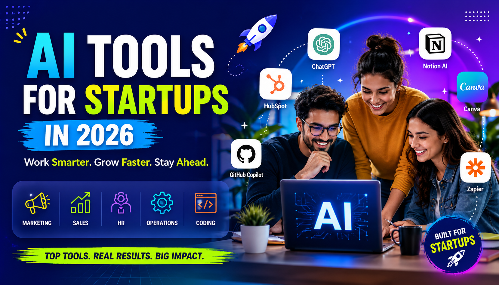 AI Tools for Startups in 2026: Smart Picks for Growing Teams