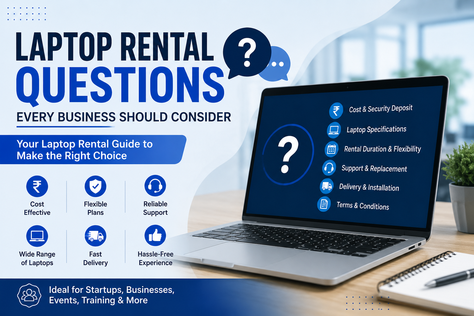 Laptop Rental Questions Every Business Should Consider