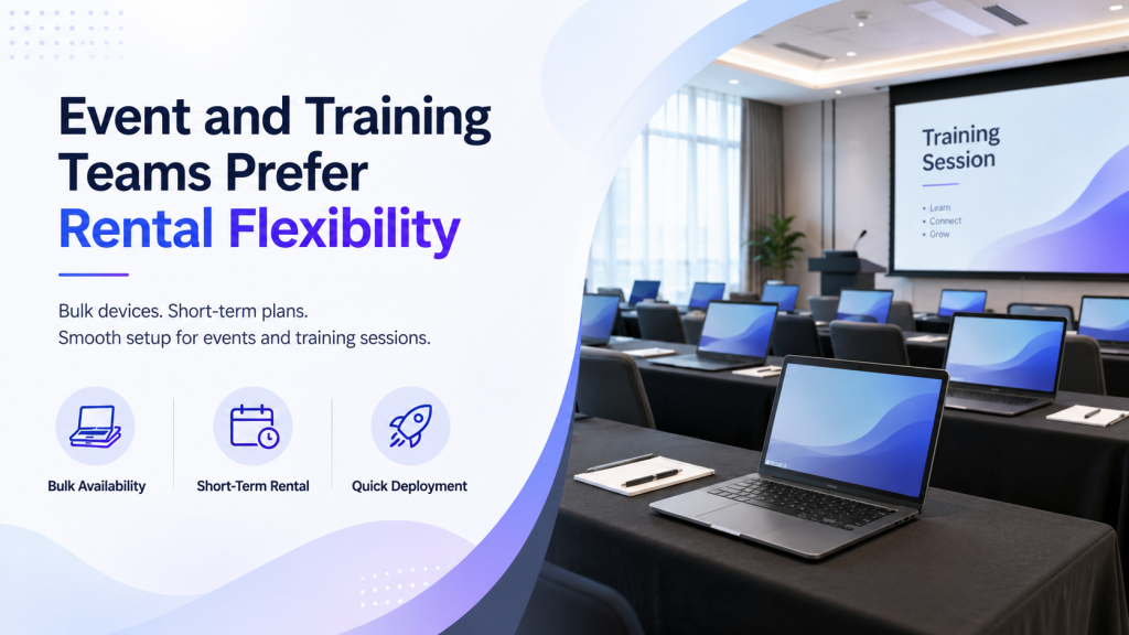 Event and Training Teams Prefer Rental Flexibility