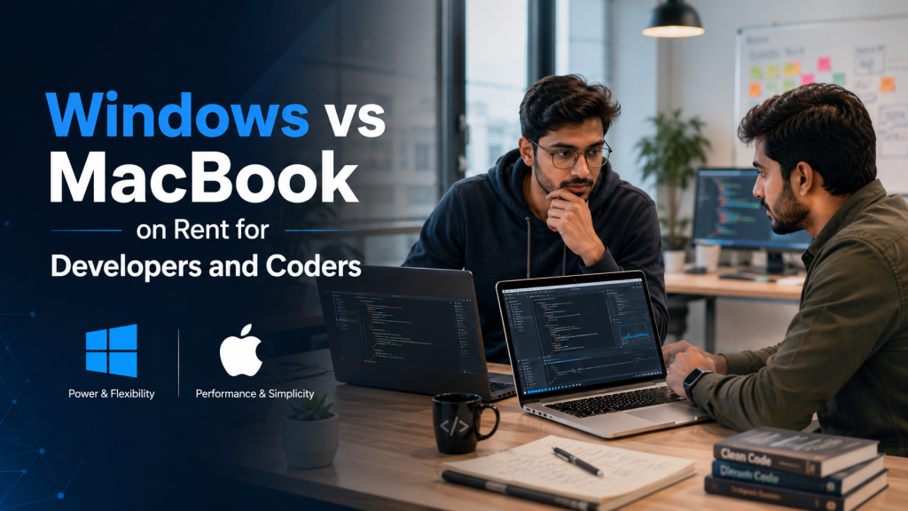 Windows vs MacBook on Rent for Developers and Coders