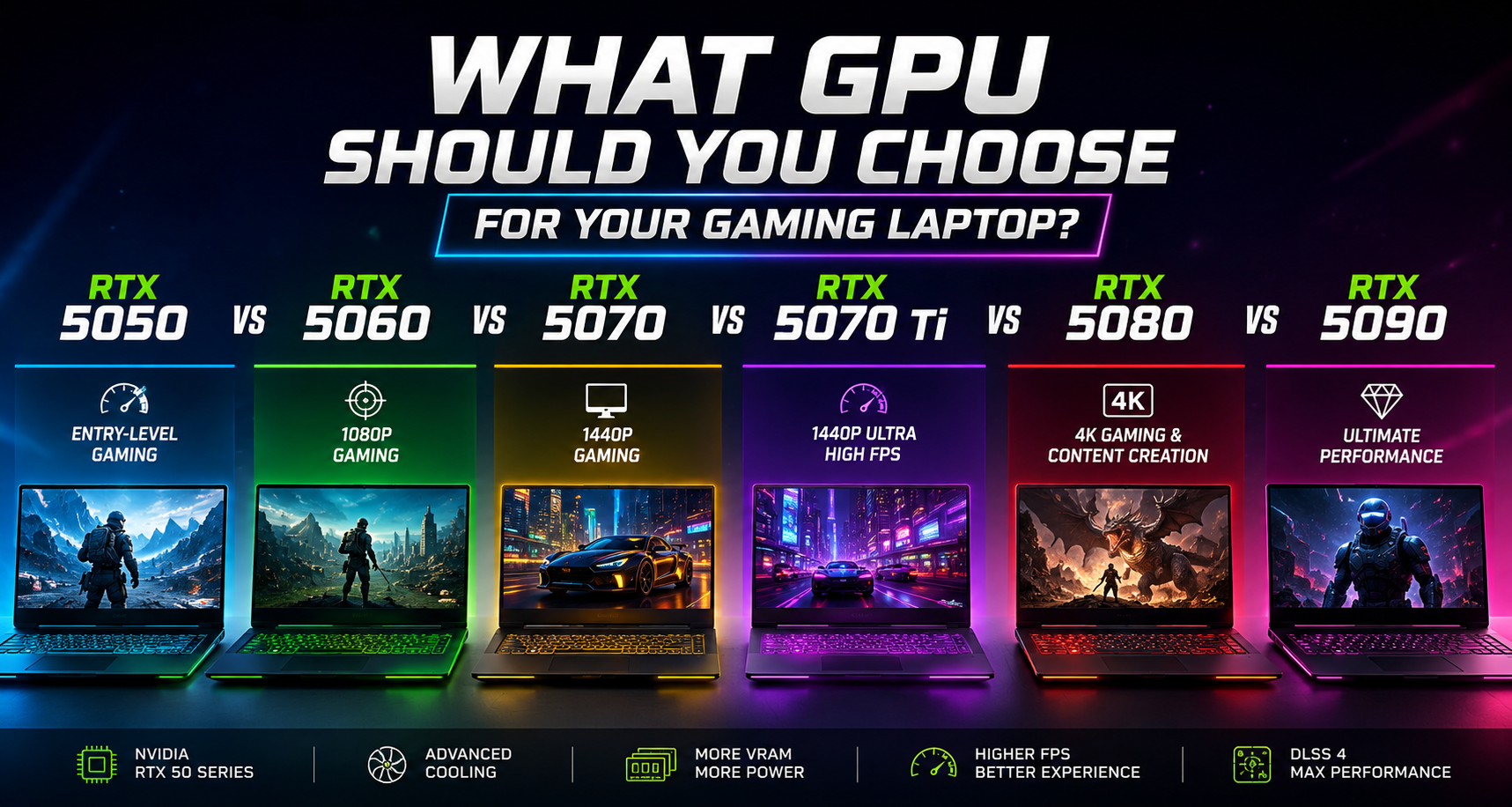 Best GPU for Gaming Laptop: RTX 50 Series Guide