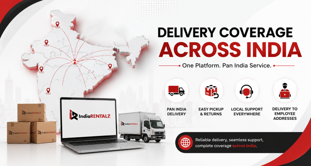 Short-term laptop rental: Delivery Coverage Across Indian Cities
